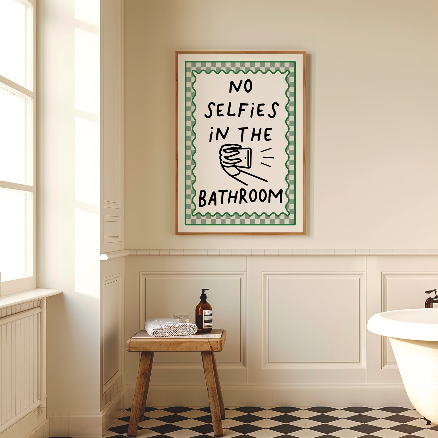 Bathroom art print