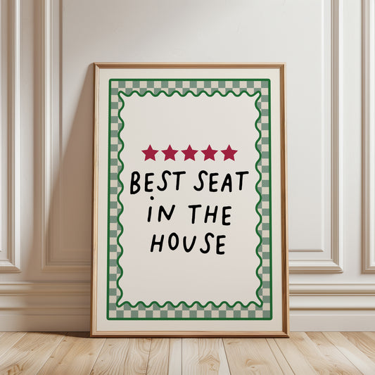 sage green bathroom print