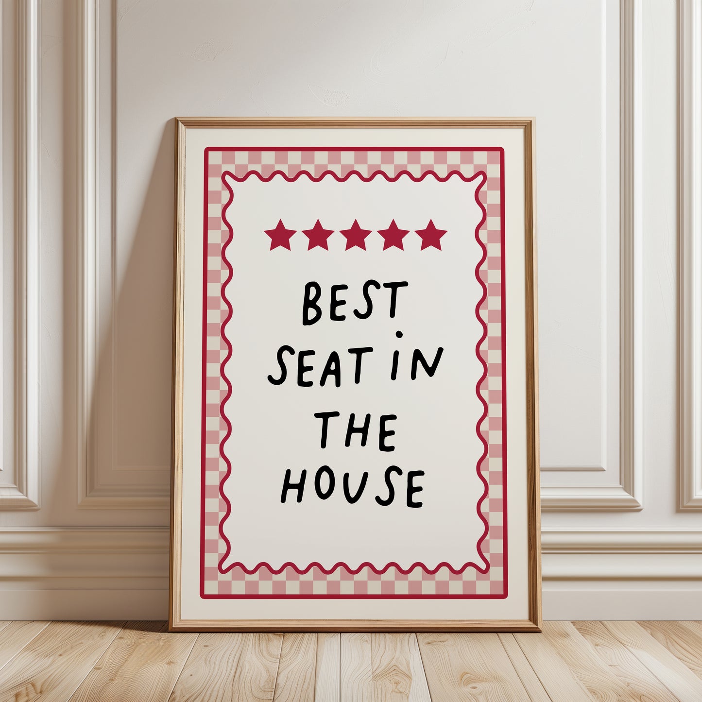 Bathroom print "BEST SEAT IN THE HOUSE"
