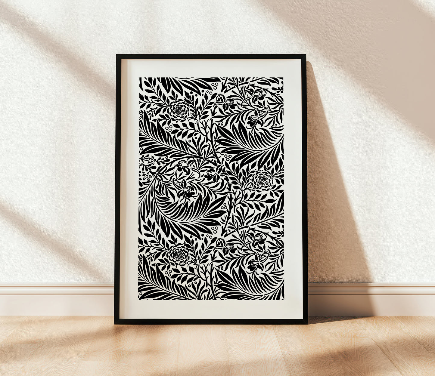 black and white poster