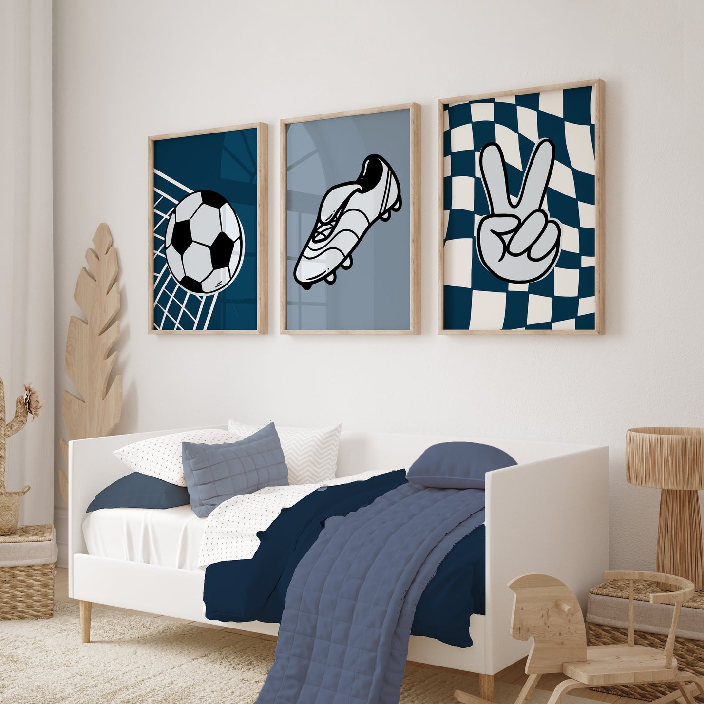 toddler boys football prints
