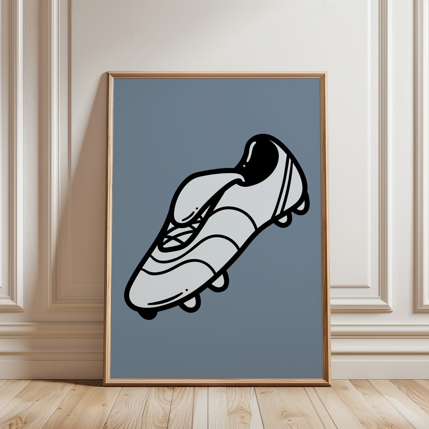 boys football wall art set
