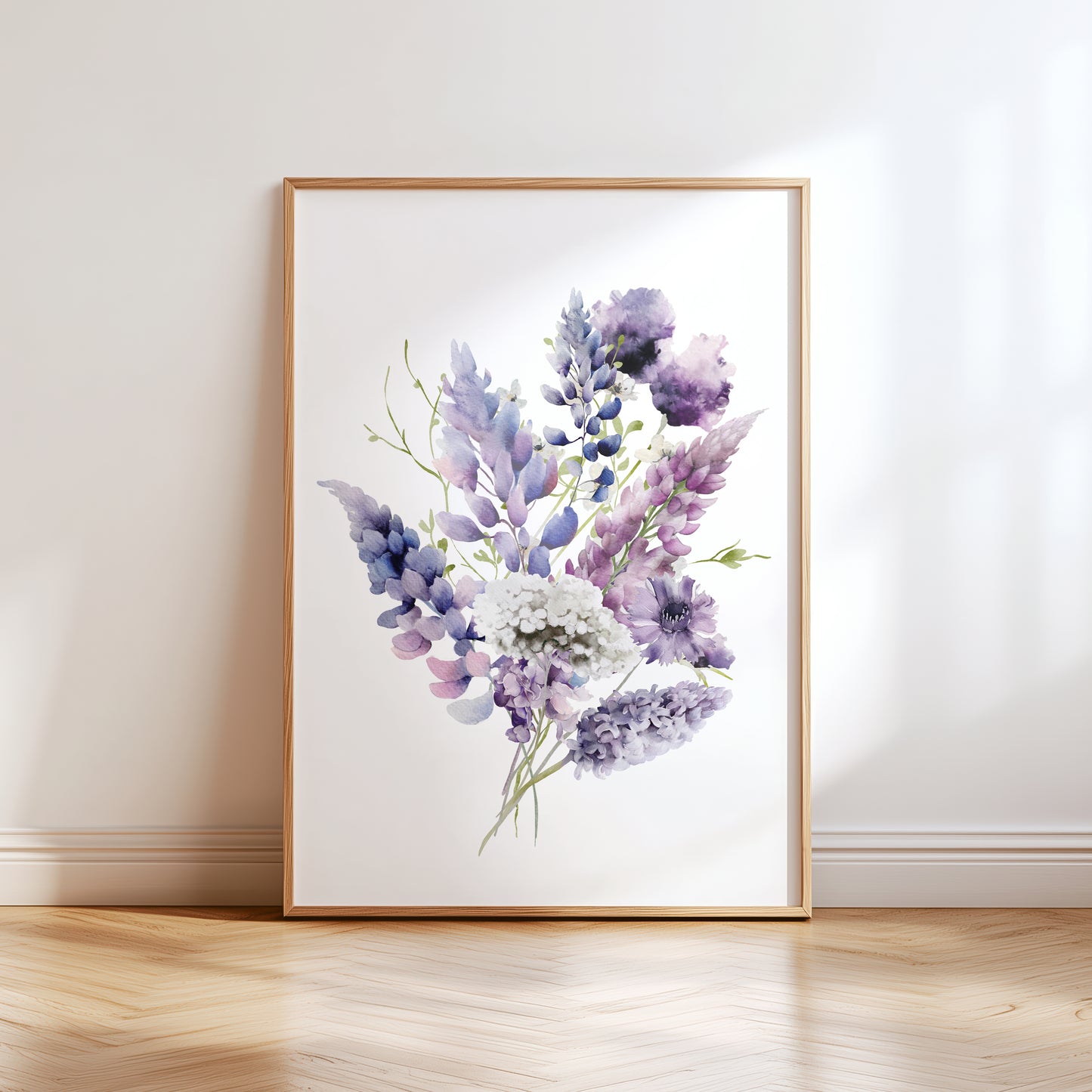 Floral Print, Lilac Botanical Wall Art
