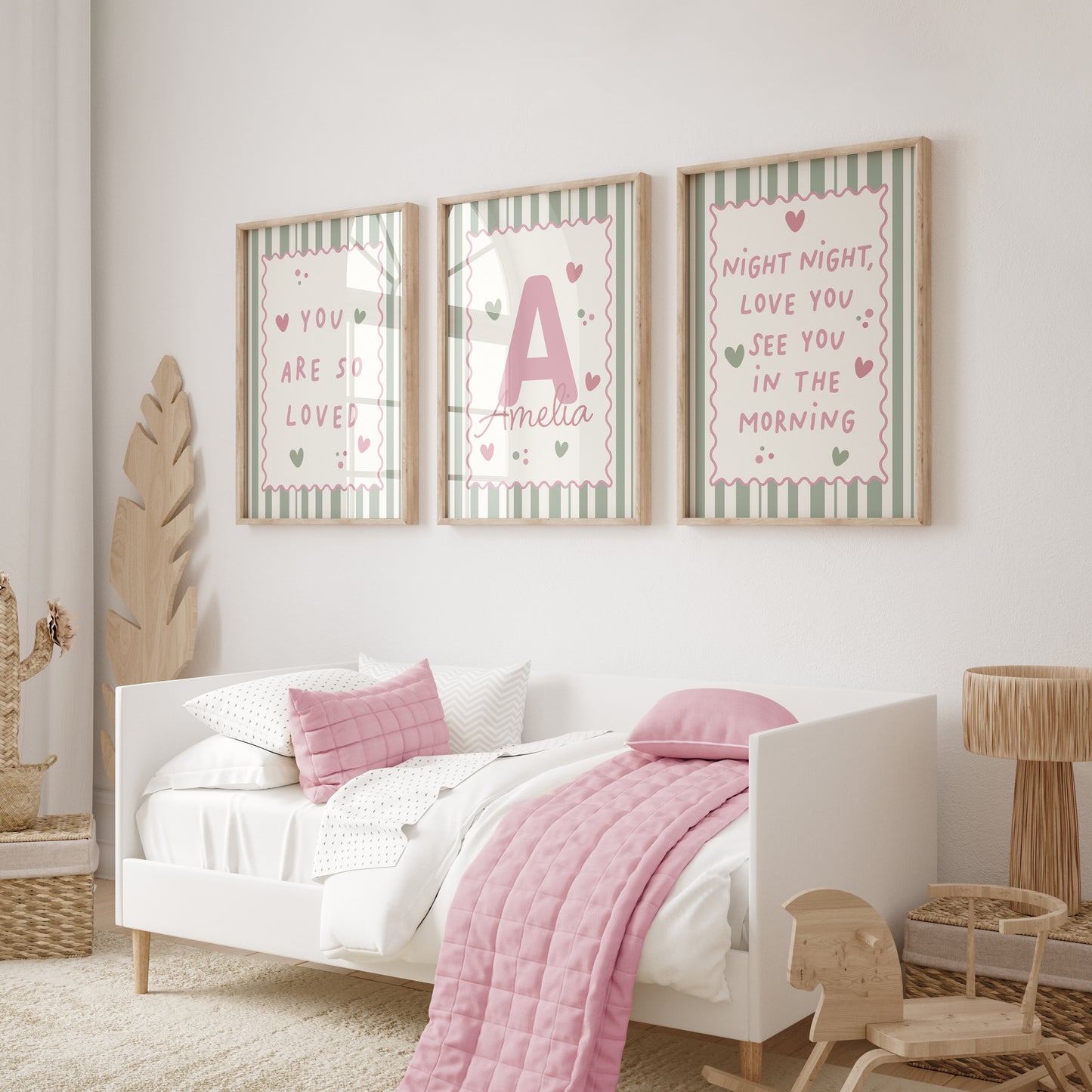 girls bedroom prints