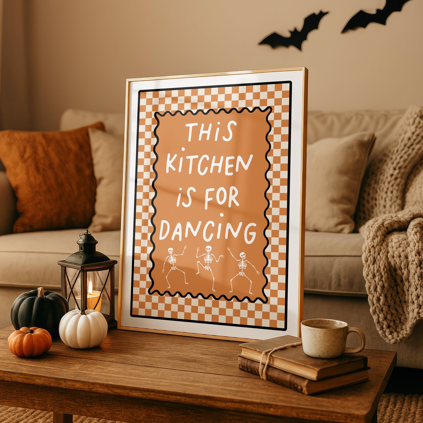 Halloween Print, Kitchen Wall Art
