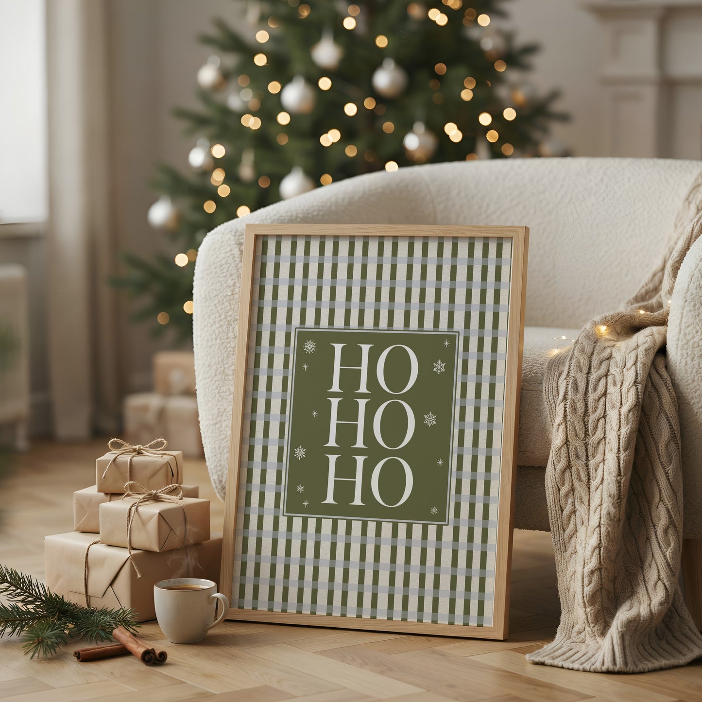 Christmas Print, Ho Ho Ho