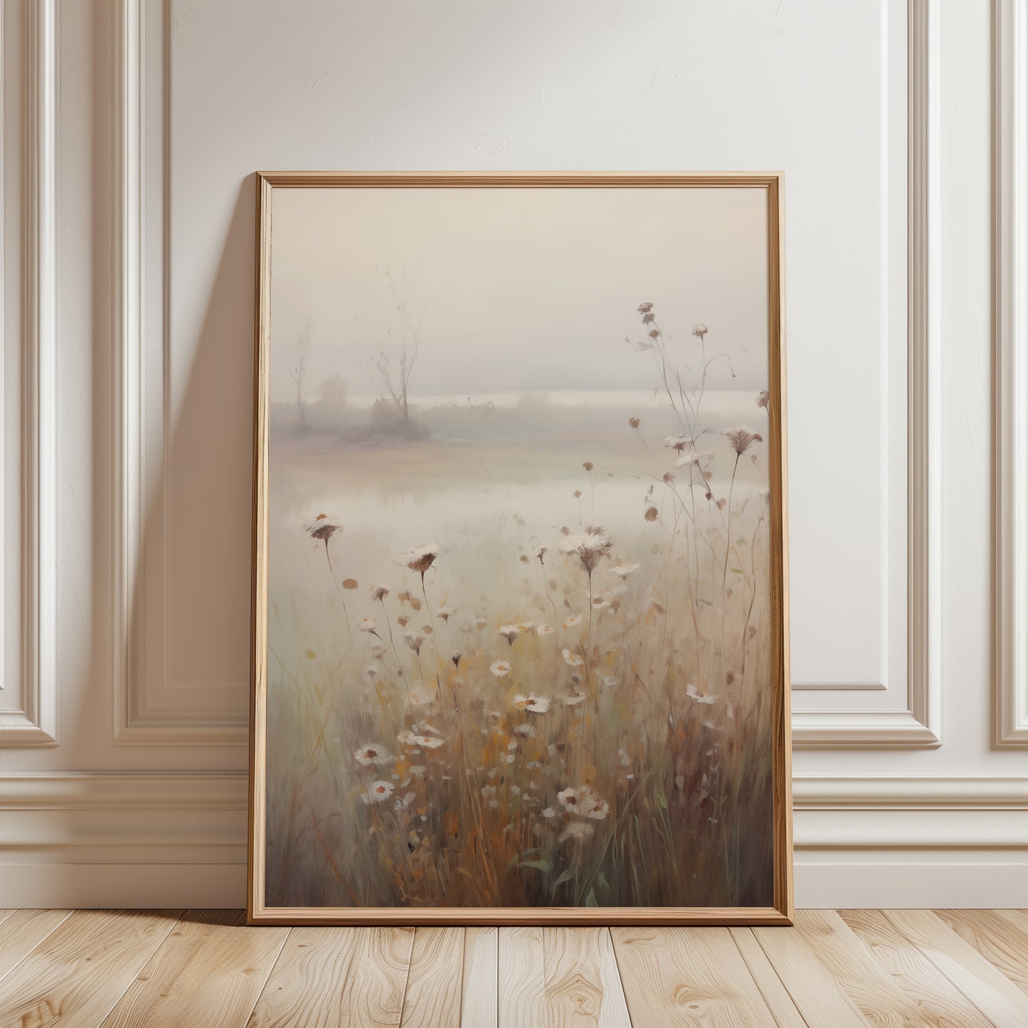 Neutral Landscape Abstract Wall Art Print