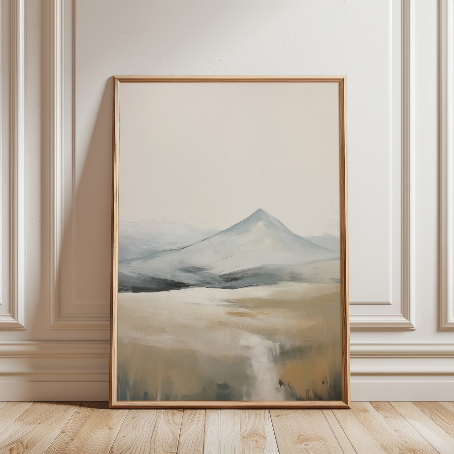 neutral landscape wall art print