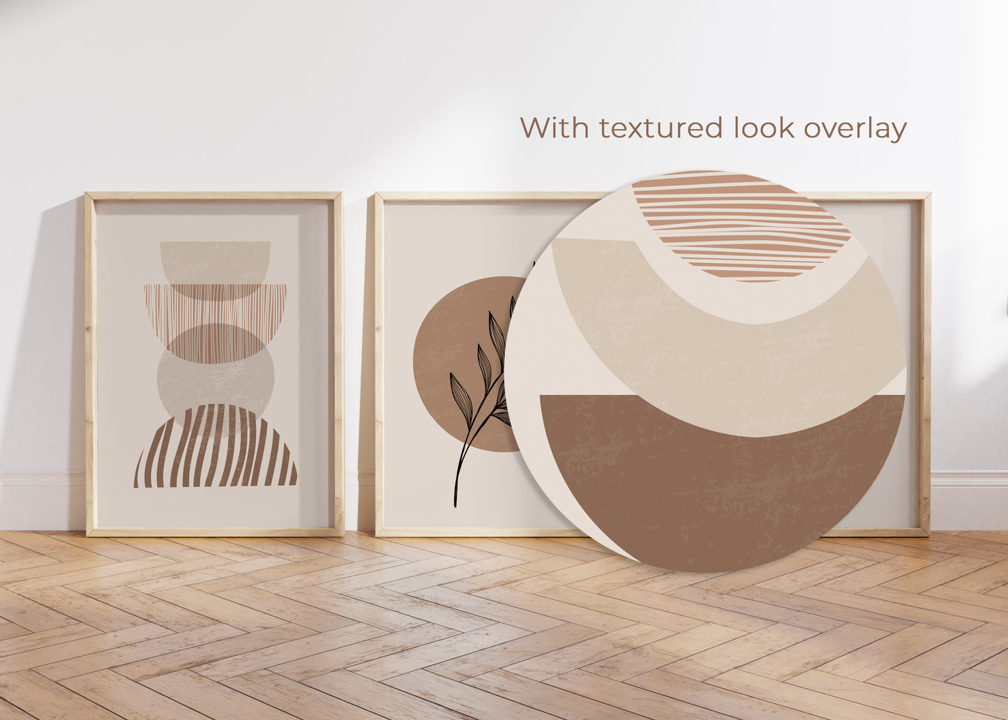 Set of 3 Neutral Boho Wall Art Prints