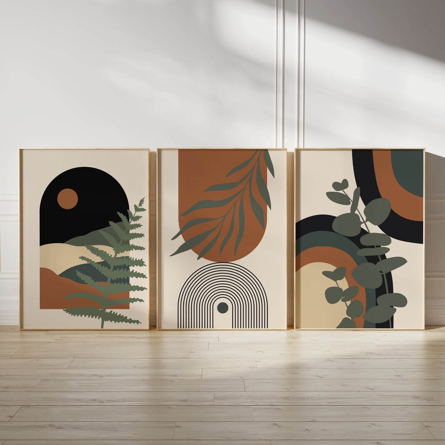 Set of 3 Boho Wall Art Prints