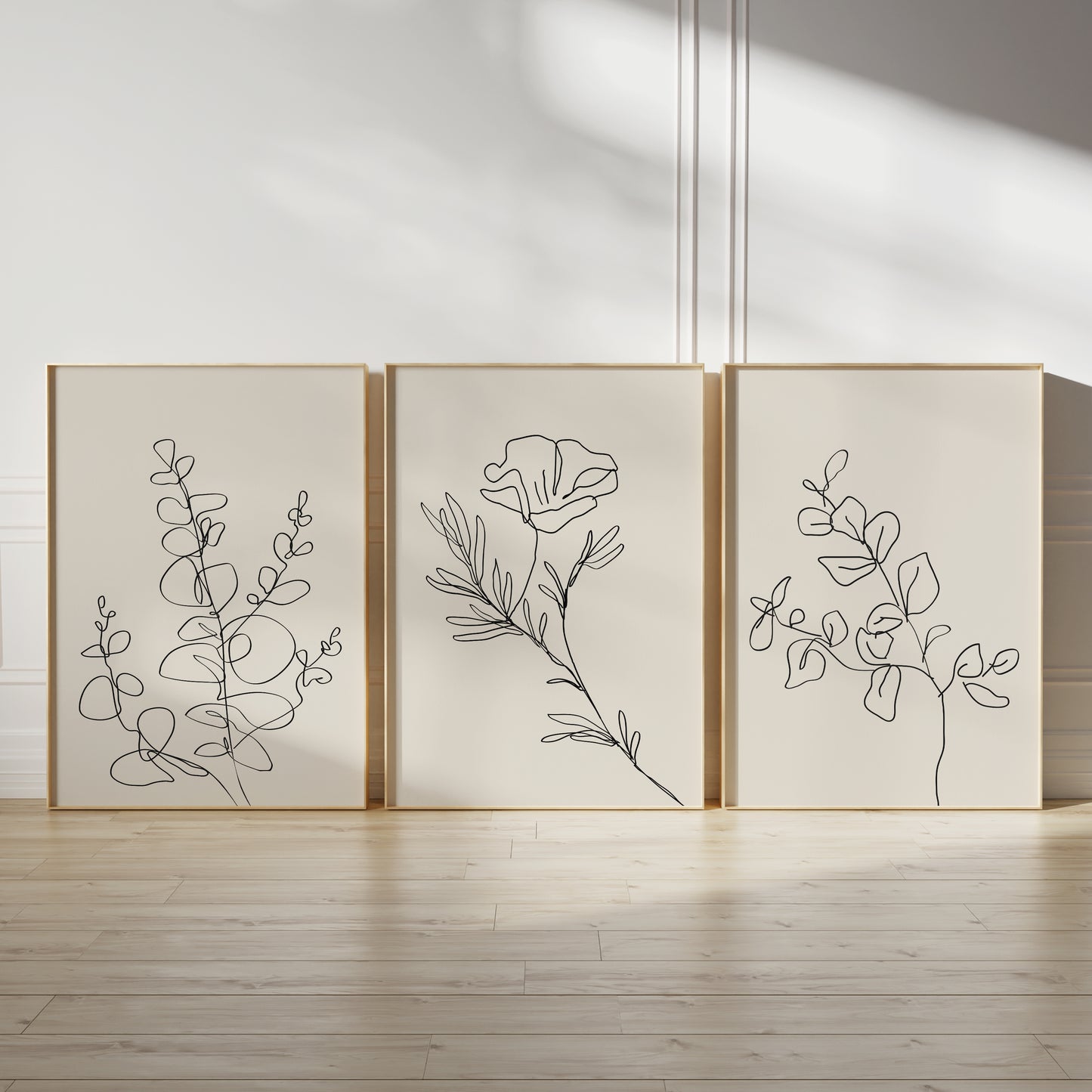 Set of 3 Neutral Wall Art Prints