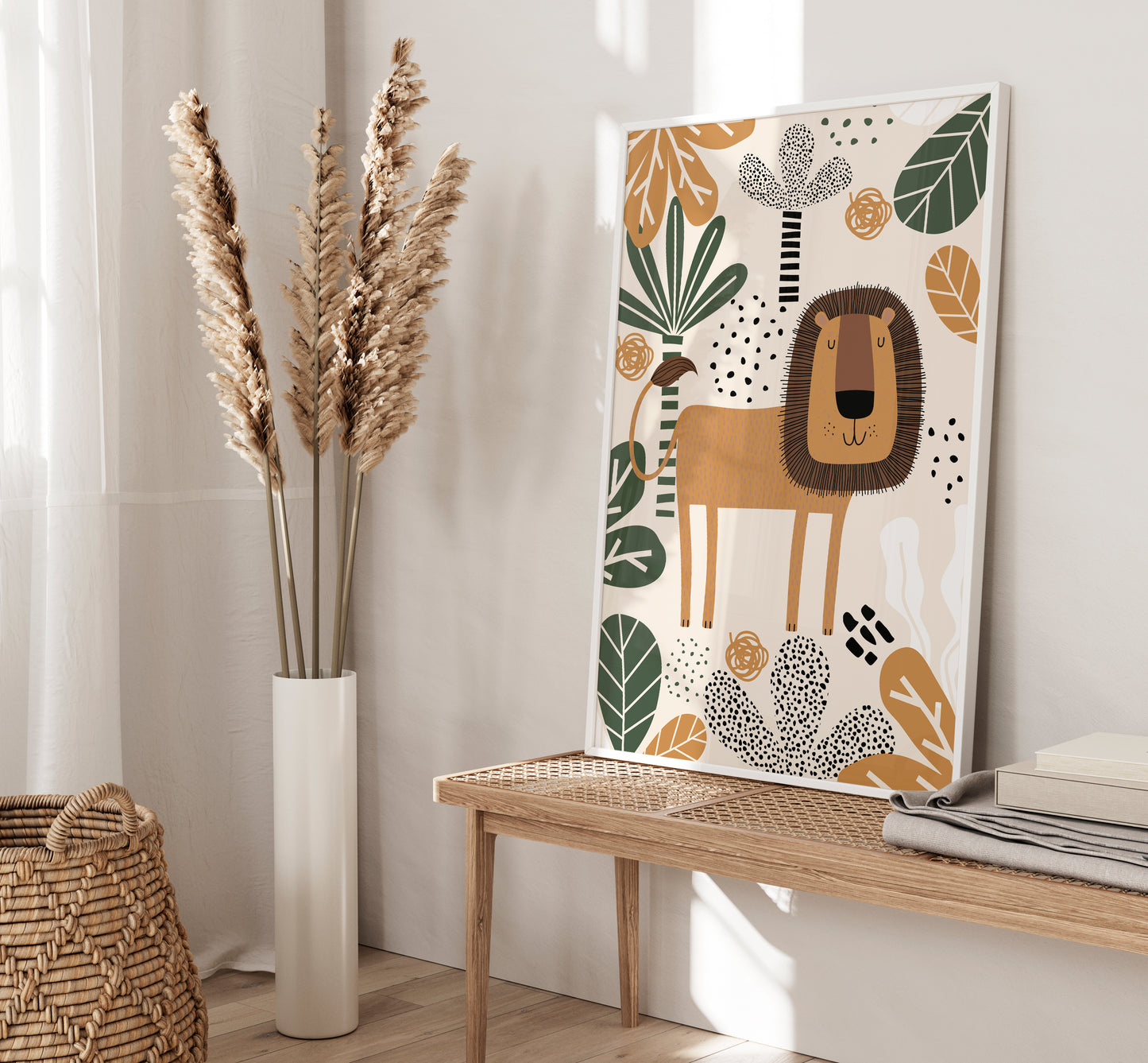 Set of 3 Safari Nursery Wall Art Prints
