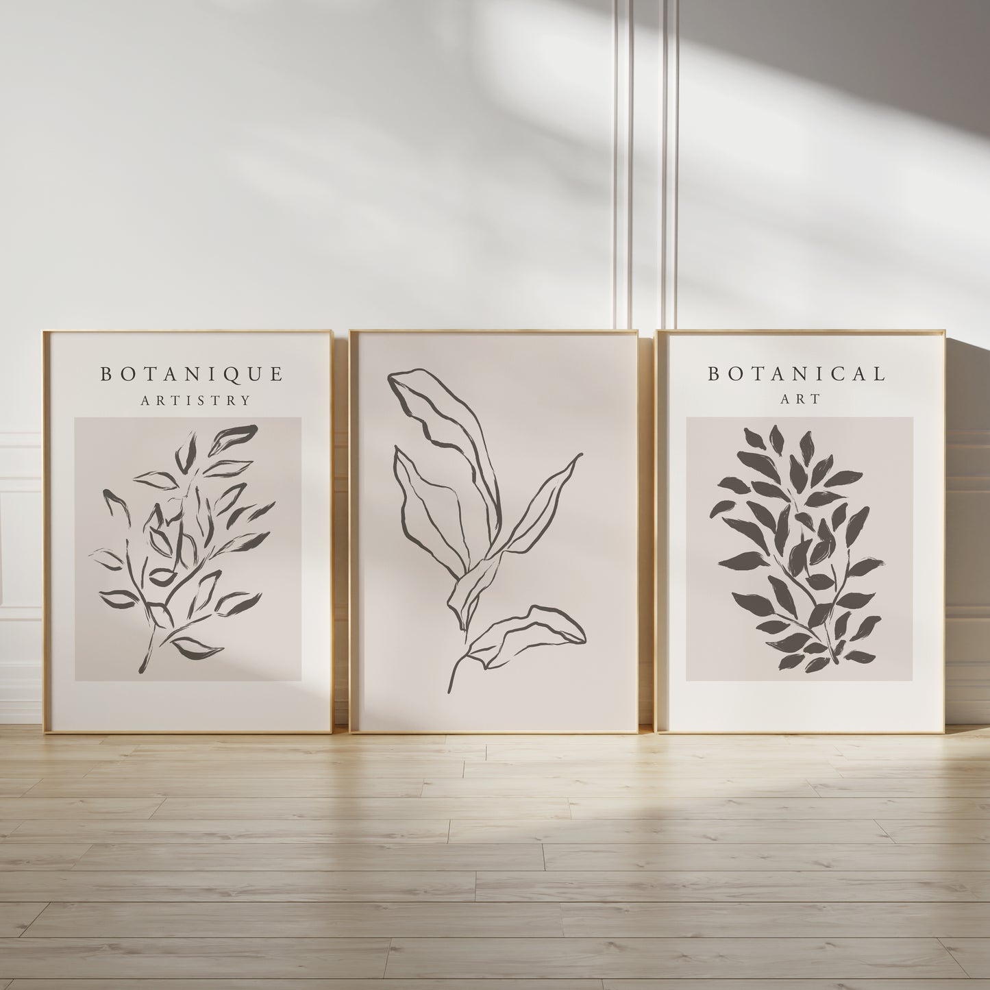 Set of 3 Neutral Wall Art Prints
