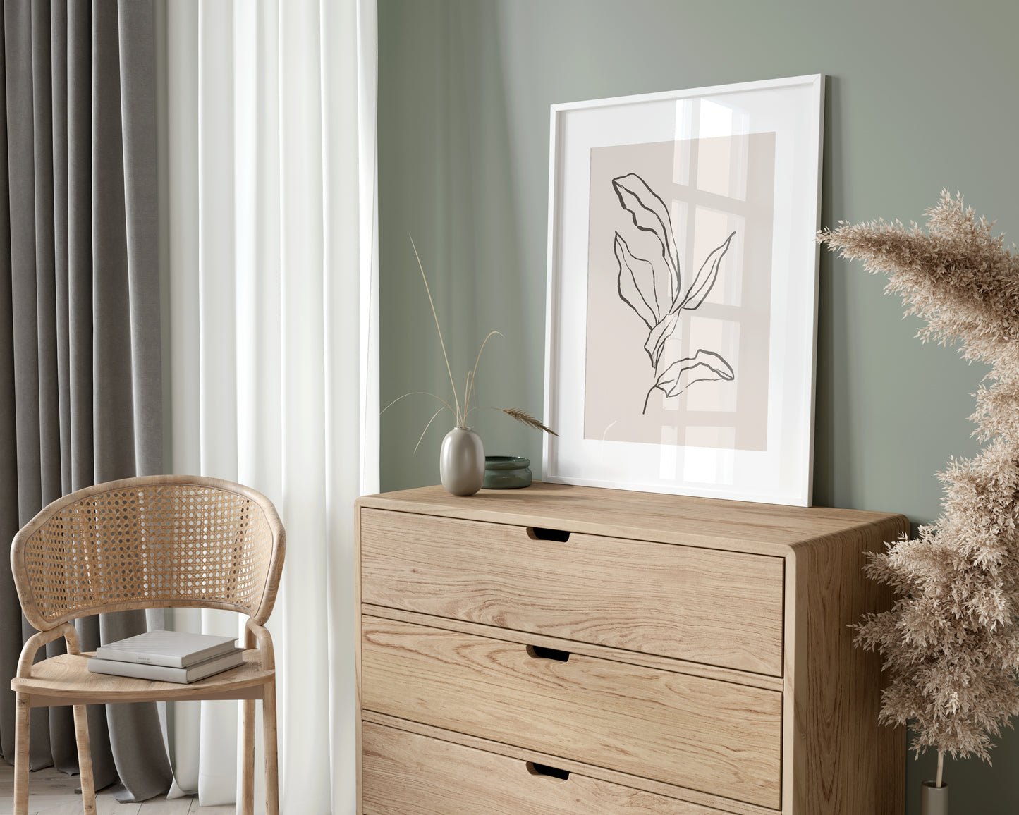 Set of 3 Neutral Wall Art Prints