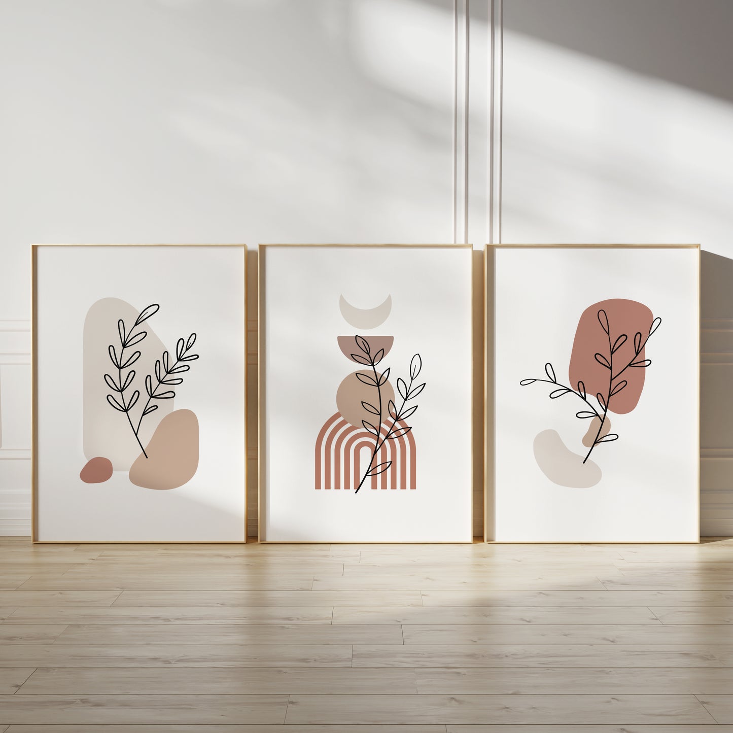 Set of 3 Boho Wall Art Prints
