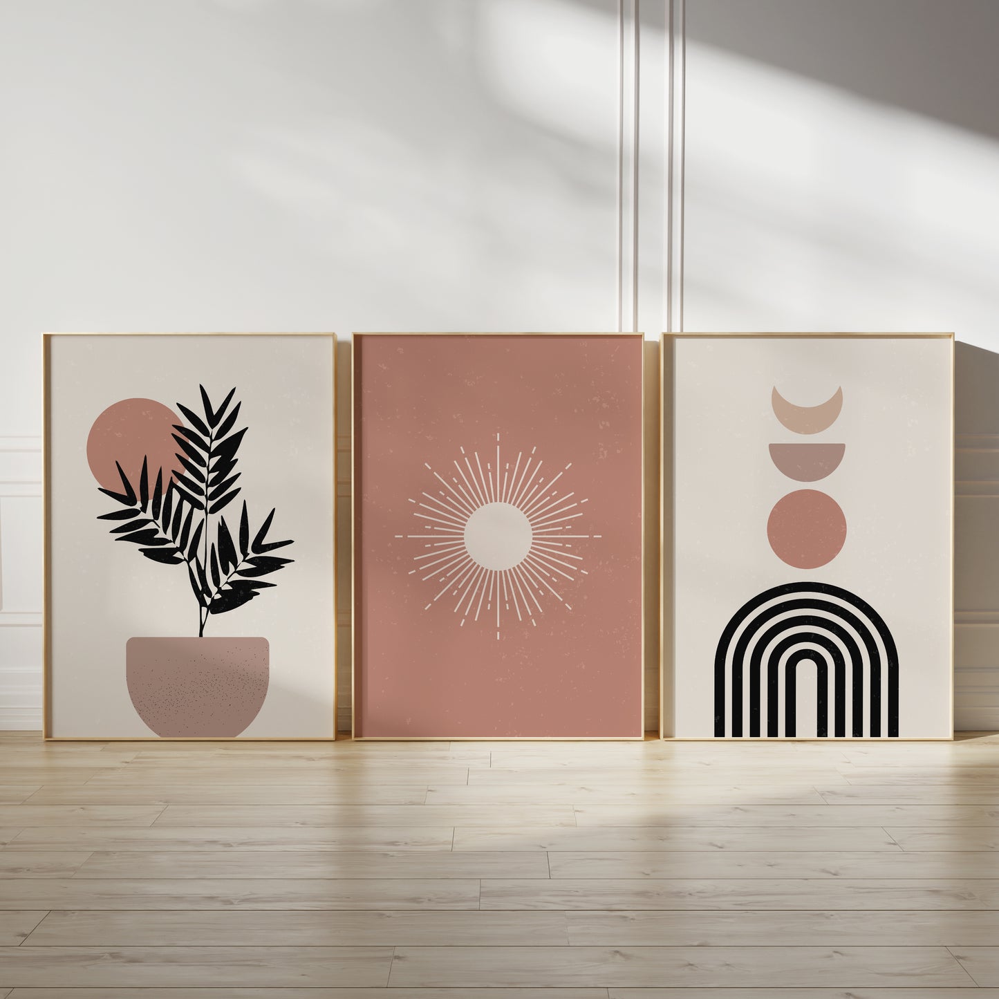 Set of 3 Boho Wall Art Prints