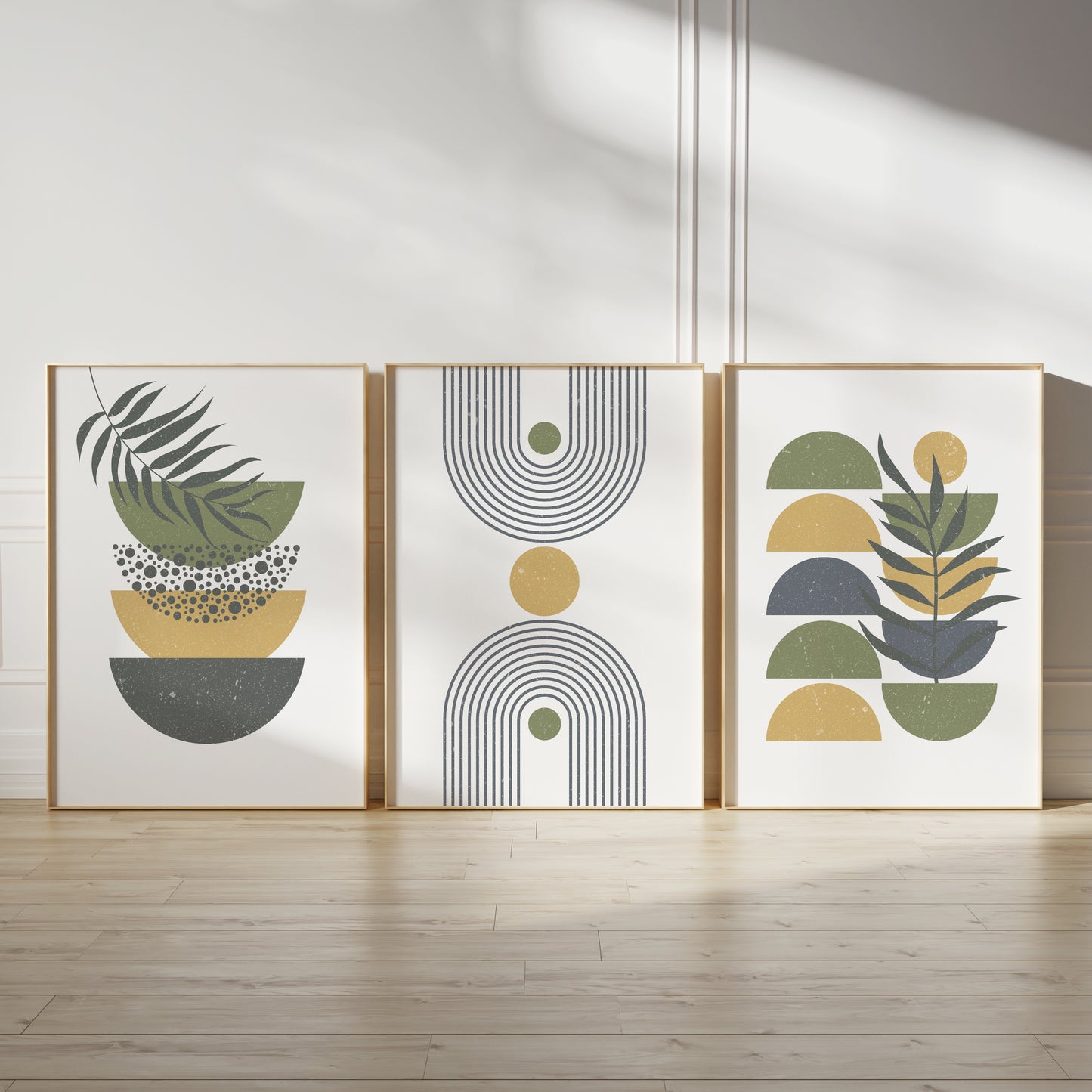 Set of 3 Modern Boho Wall Prints