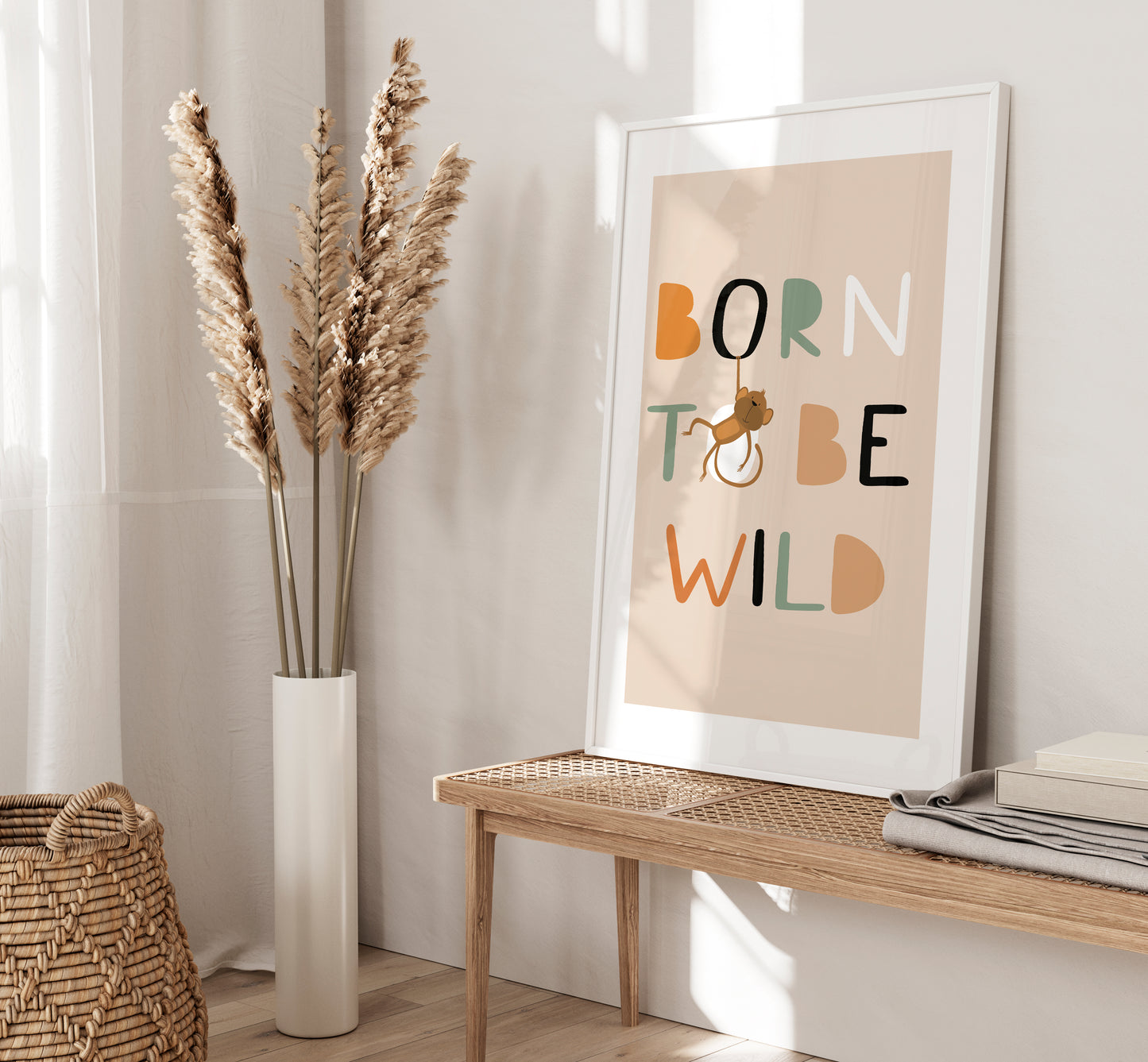 Set of 3 Safari Nursery Wall Art Prints