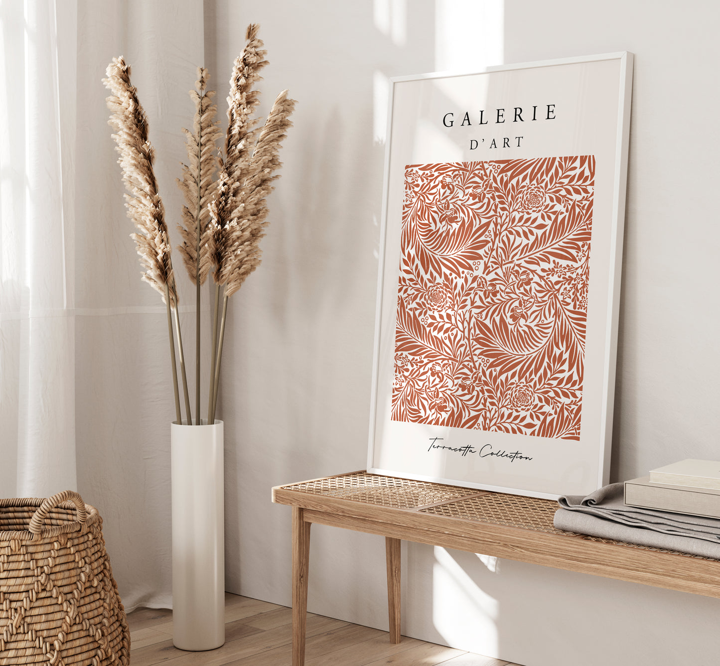 Set of 3 Terracotta Wall Art Prints