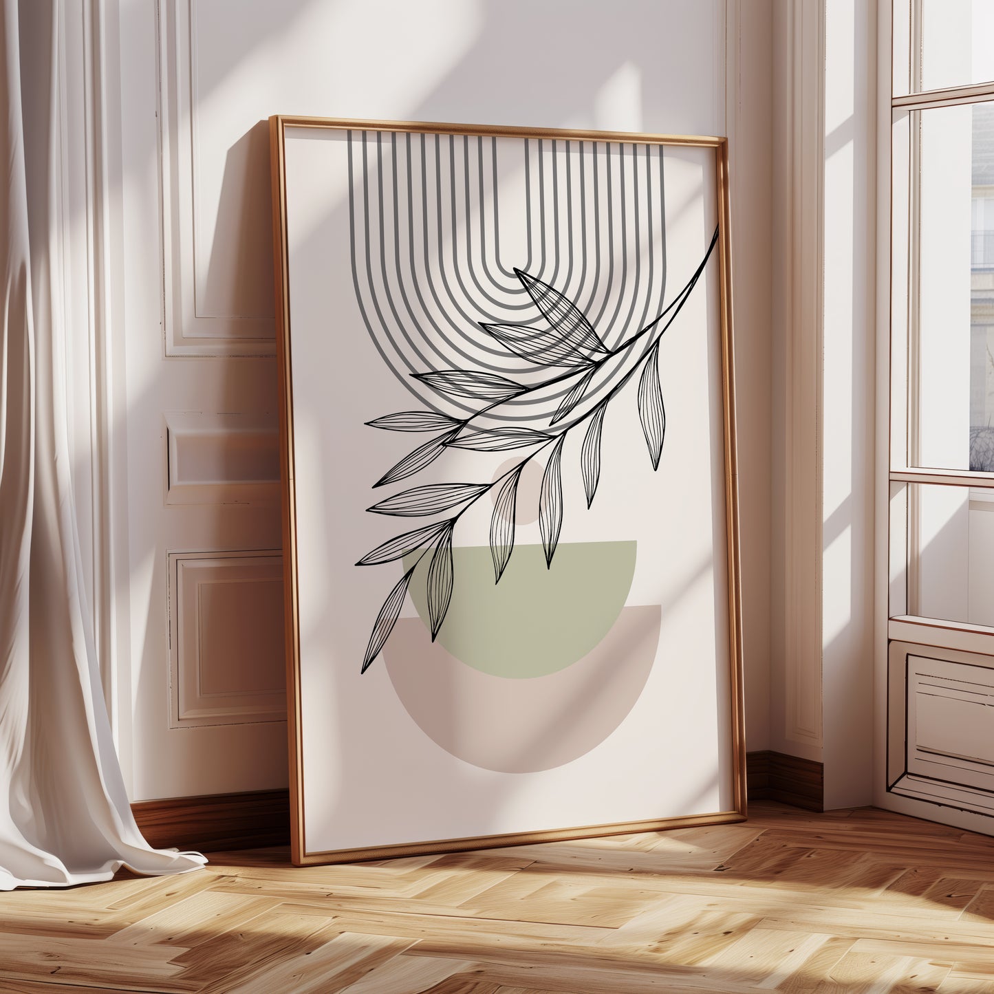 Geometric wall picture