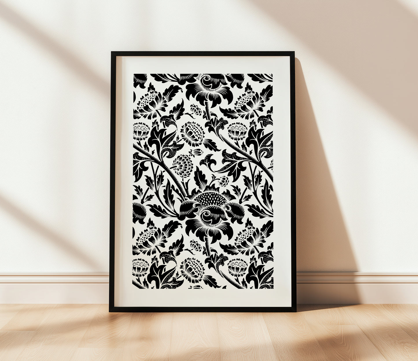 black and white home decor