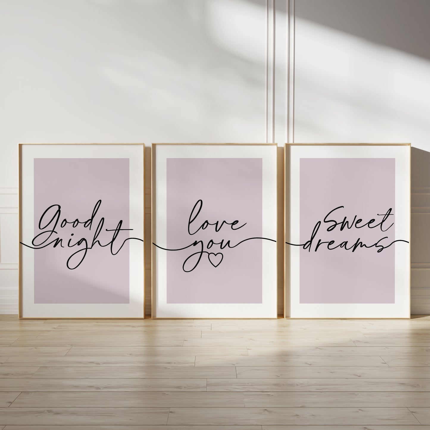 lilac bedroom wall art