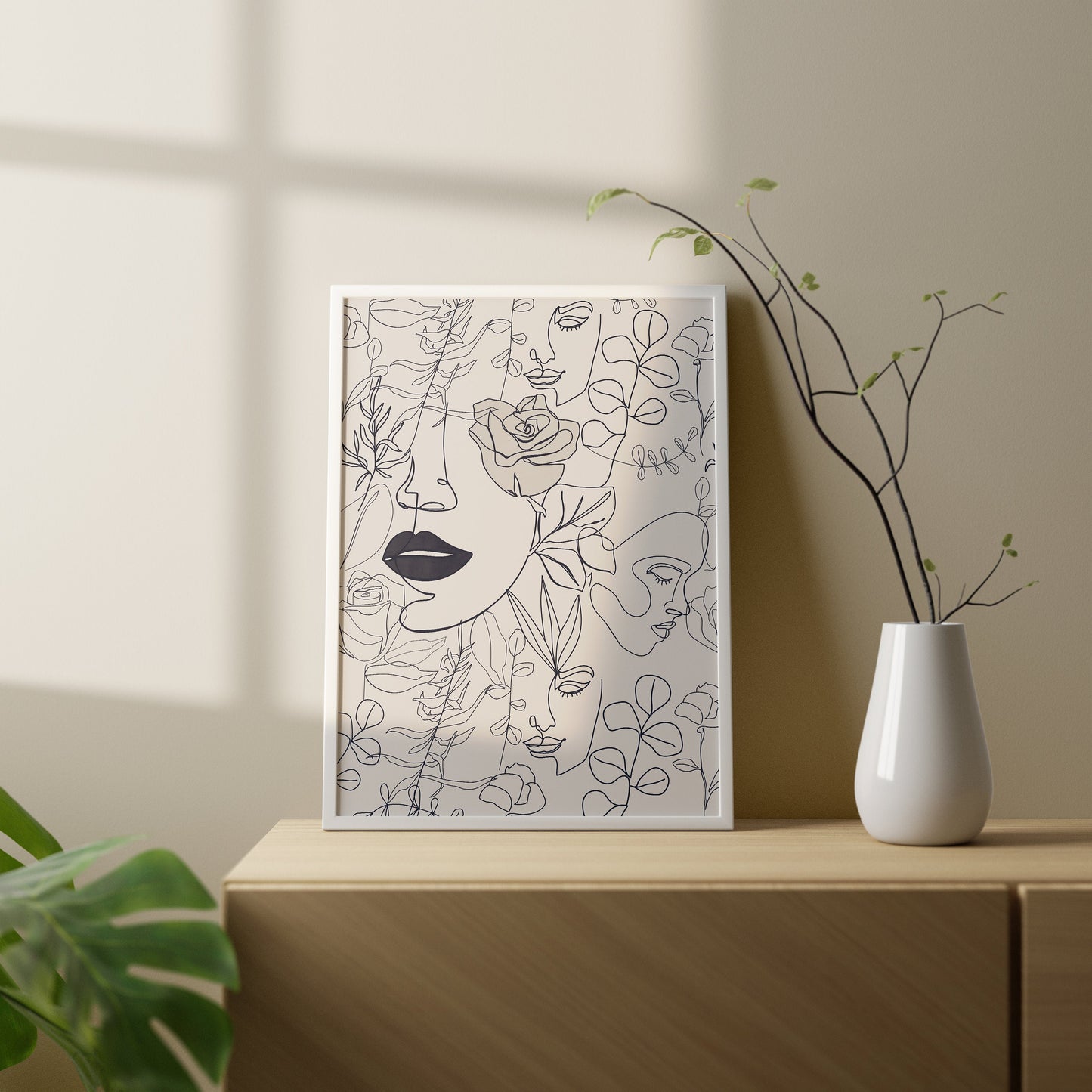 Set of 3 Blue Bedroom wall Prints