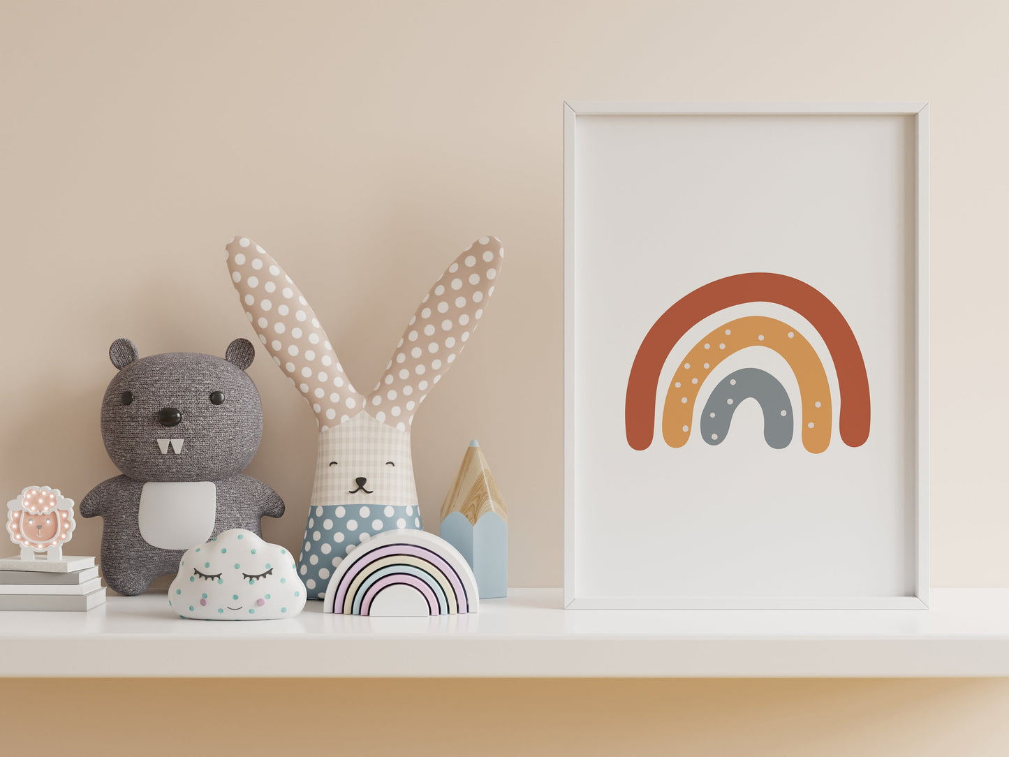 Set of 3 Boho Nursery Wall Art Prints