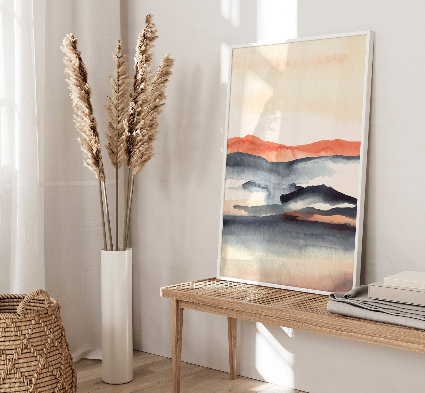 Set of 3 Watercolour Landscape Wall Prints