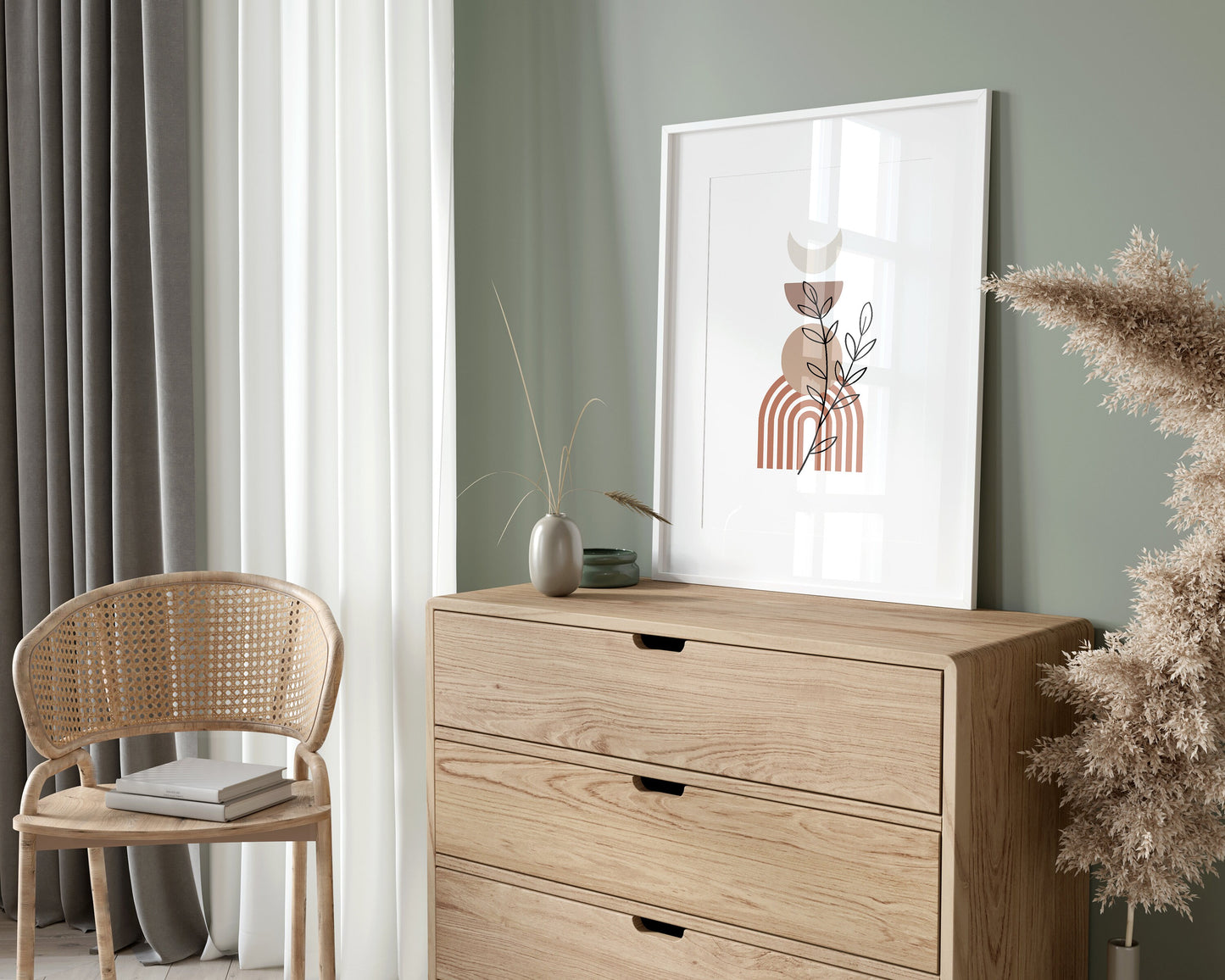 Set of 3 Boho Wall Art Prints