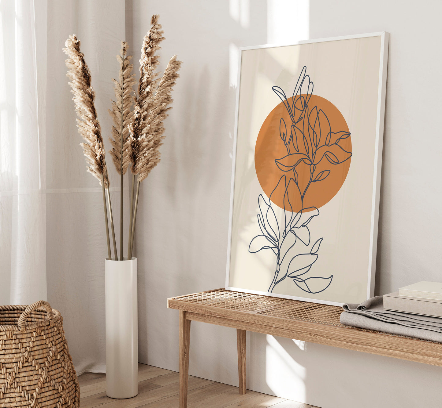 Set of 3 Boho Abstract Wall Art Prints
