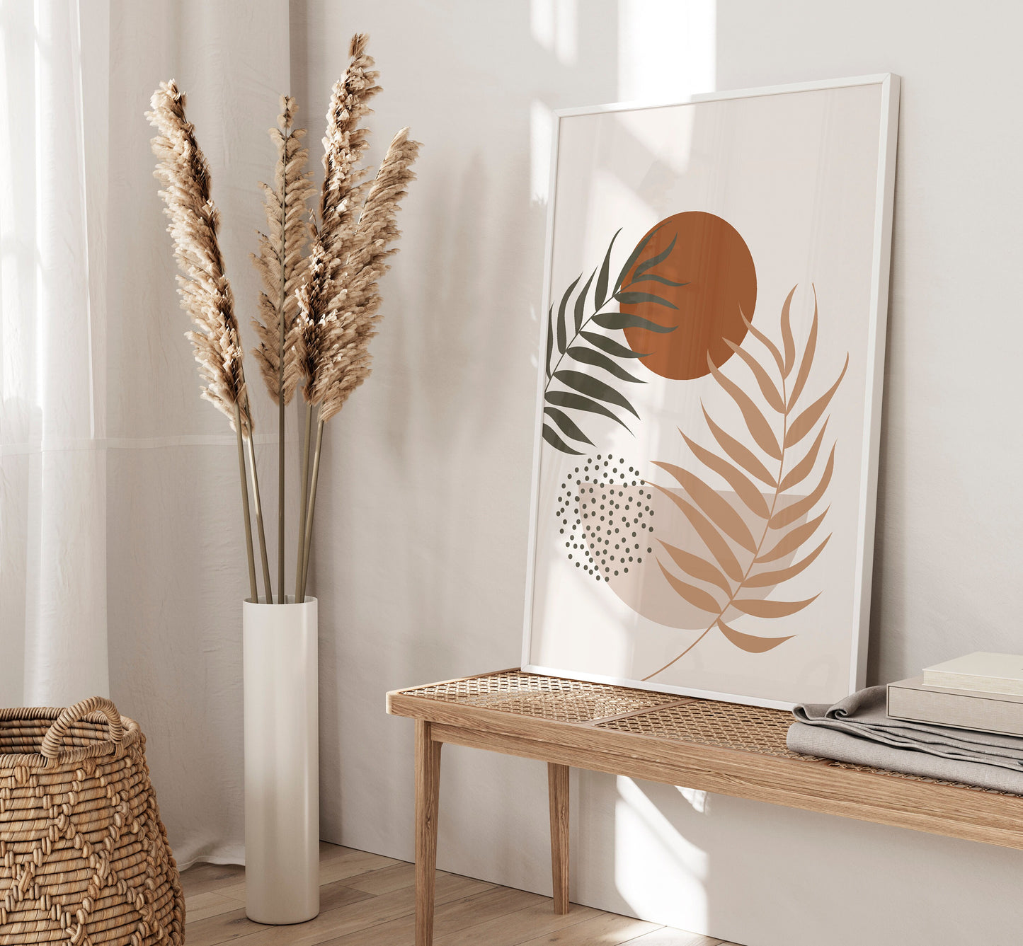 Set of 3 Boho Abstract Wall Art Prints