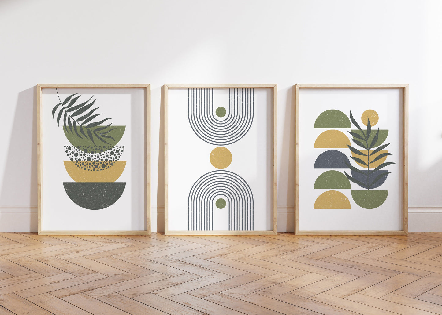 Set of 3 Modern Boho Wall Prints