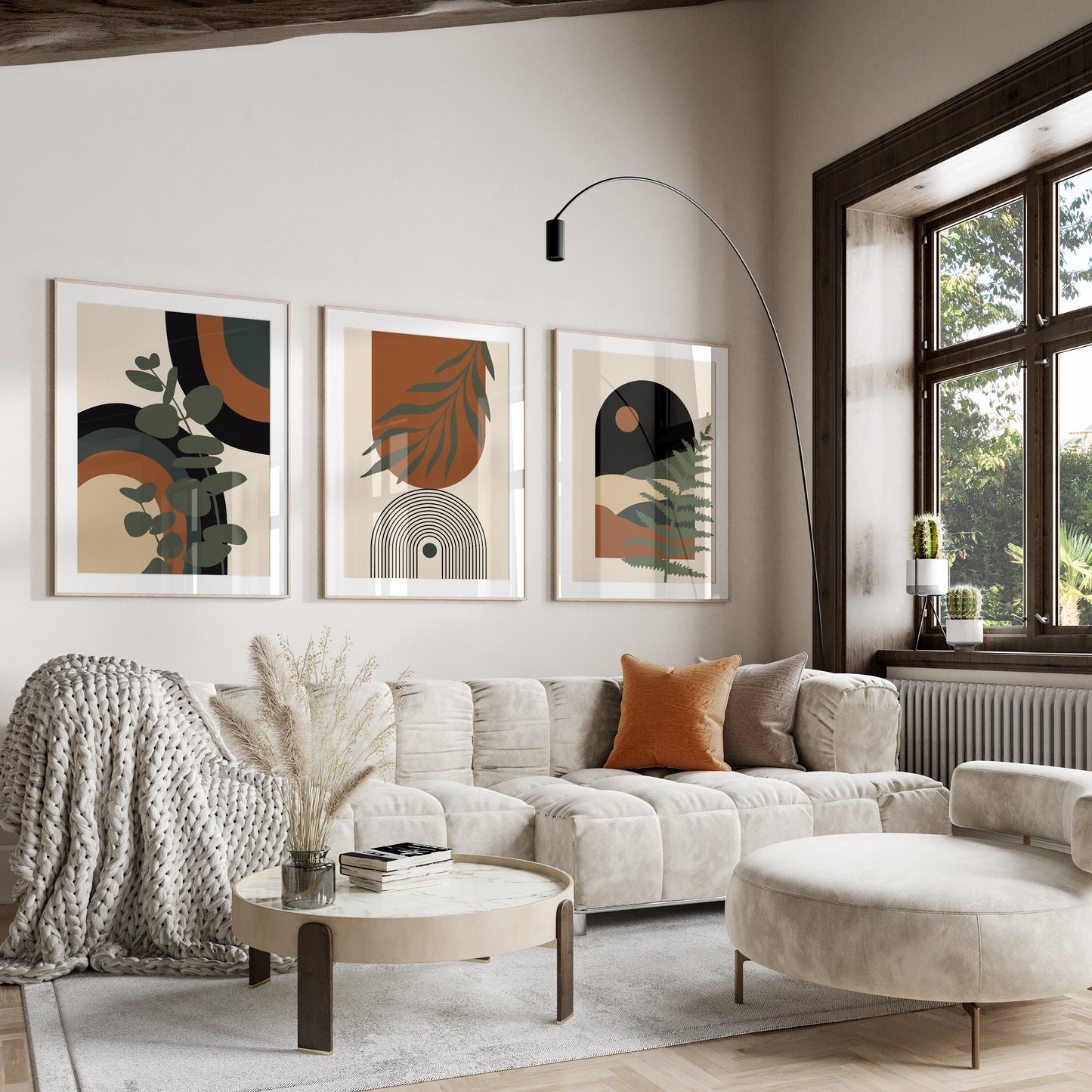 Set of 3 Boho Wall Art Prints