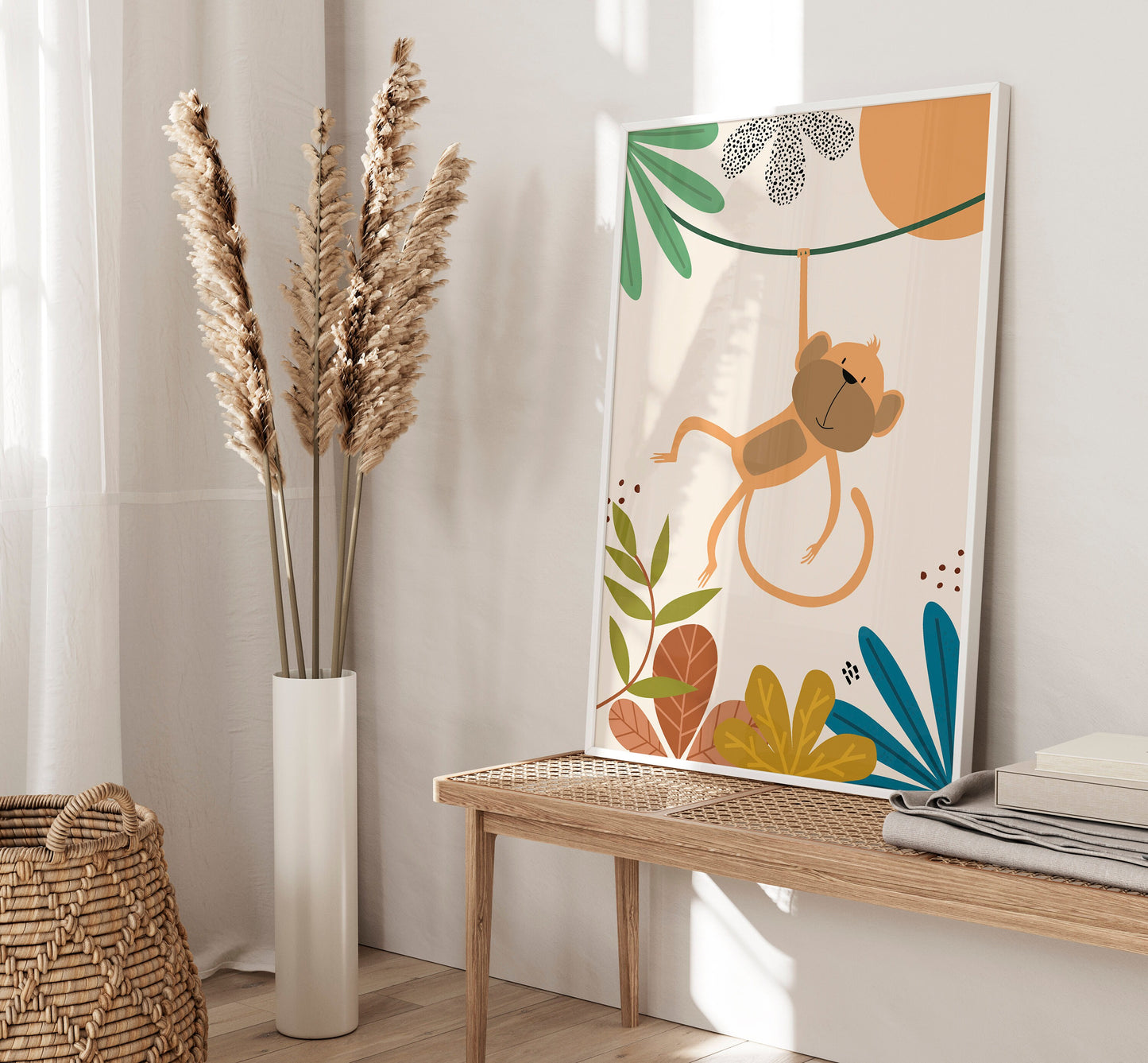 Set of 3 Boys Bedroom Safari Wall Art Prints