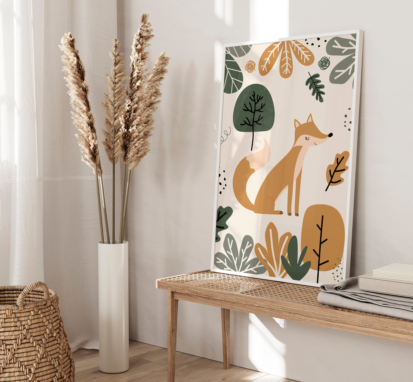 Set of 3 Woodland Nursery Wall Art Prints