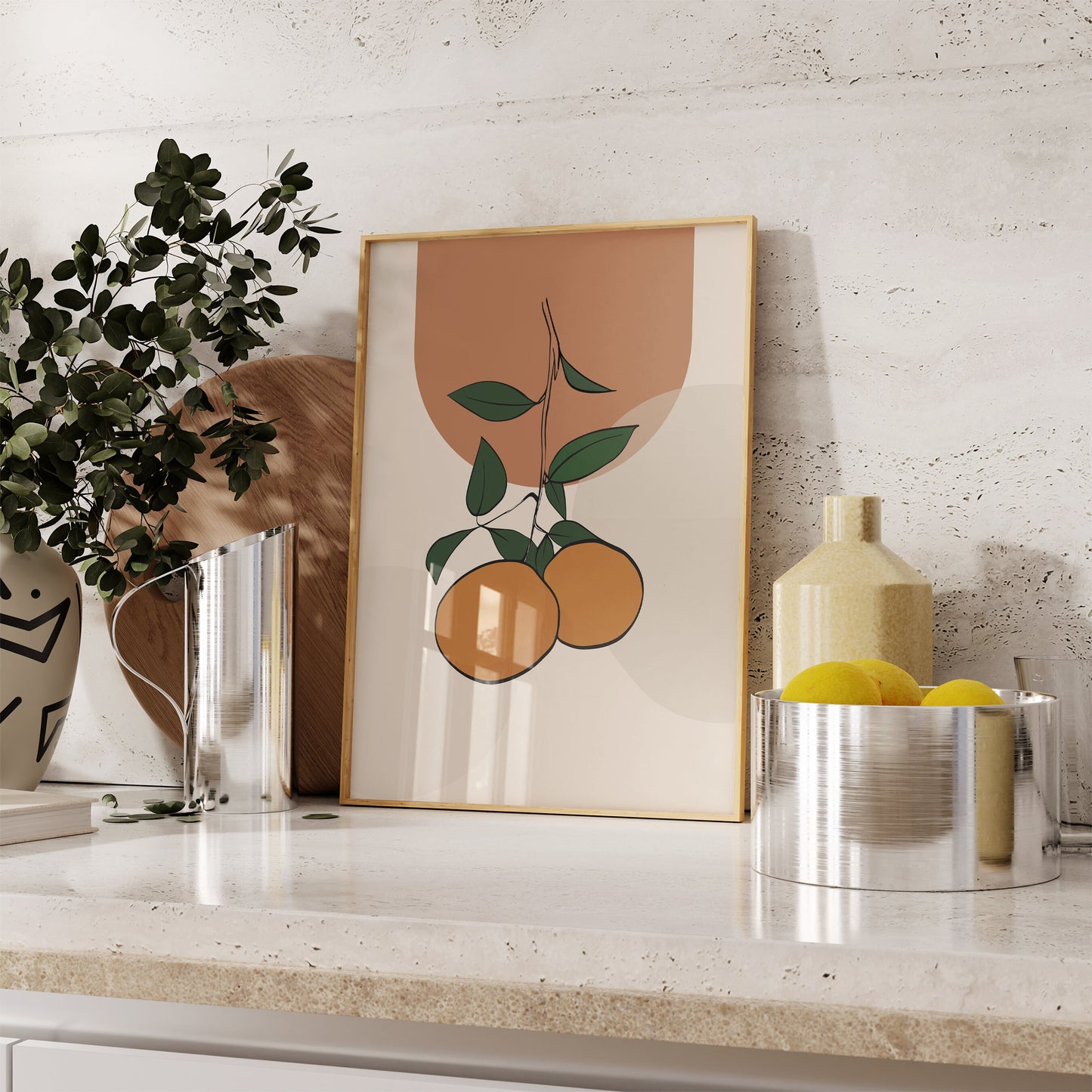 Set of 3 Fruit Kitchen Wall Prints