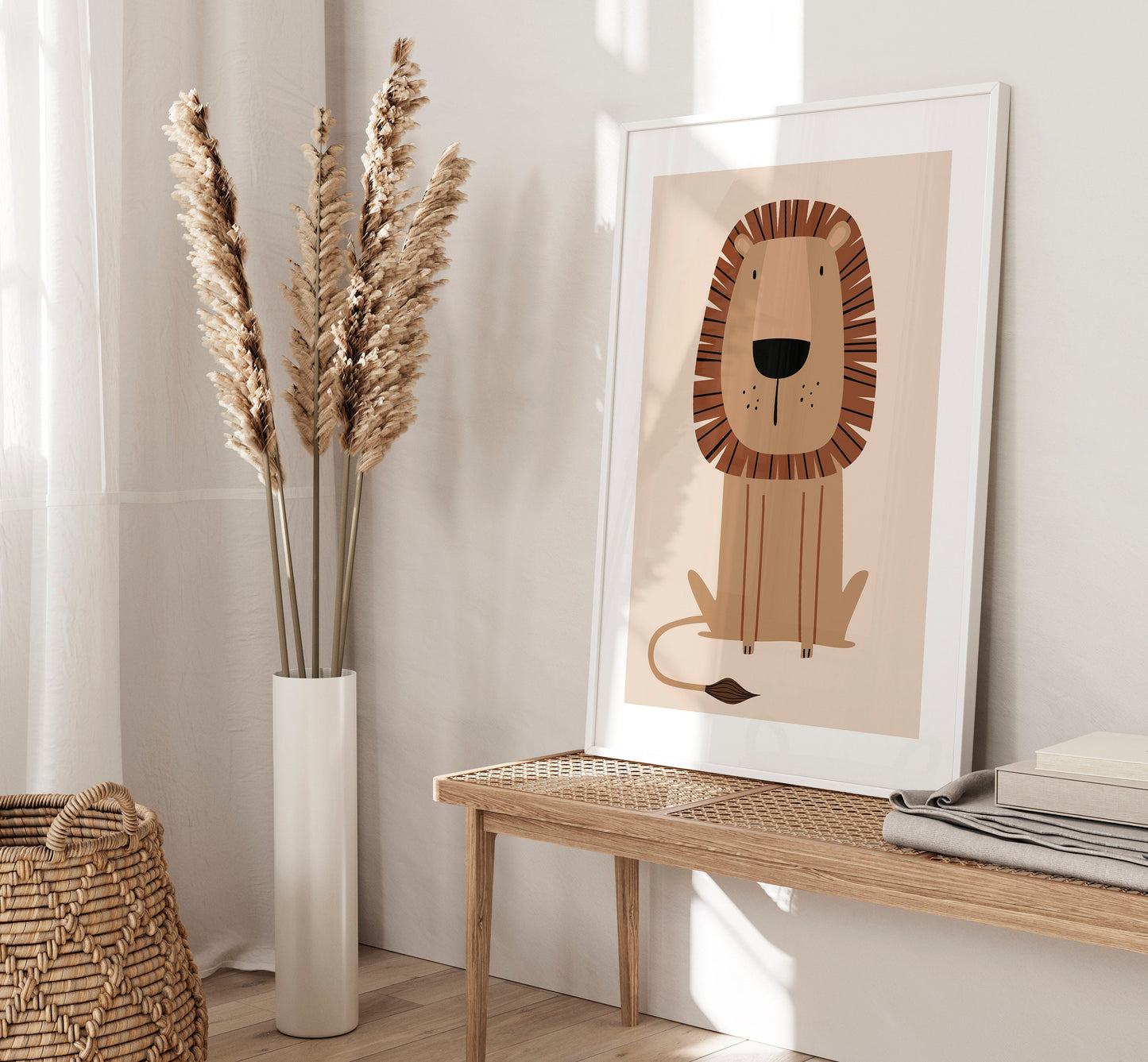 Set of 3 Safari Nursery Wall Art Prints