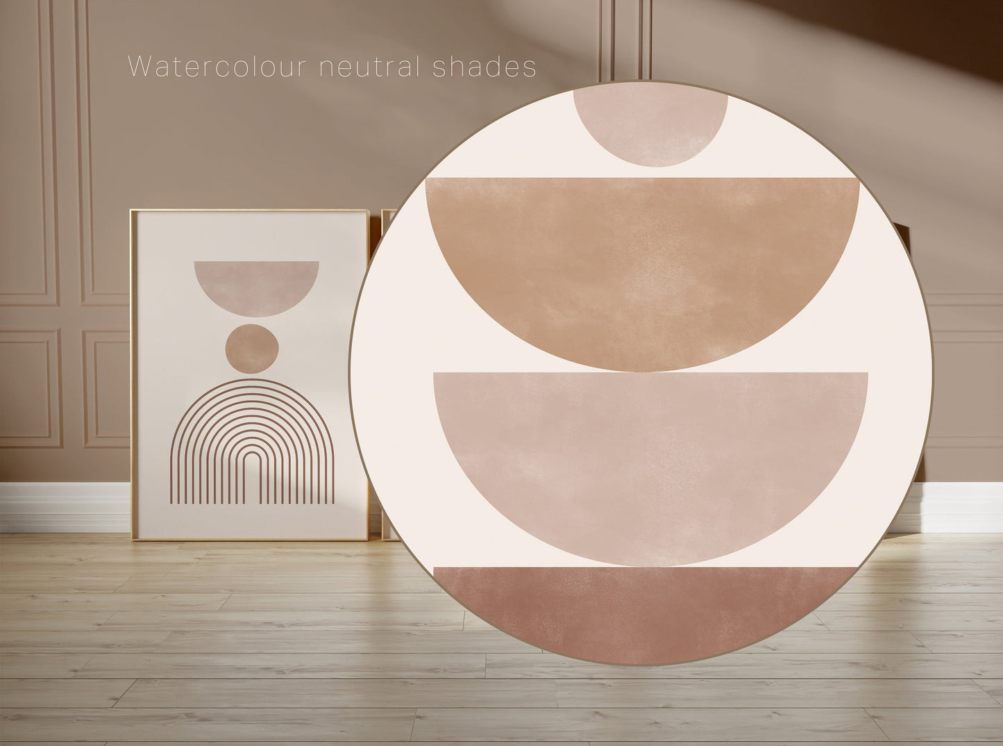 Set of 3 Neutral Boho Wall Art Prints