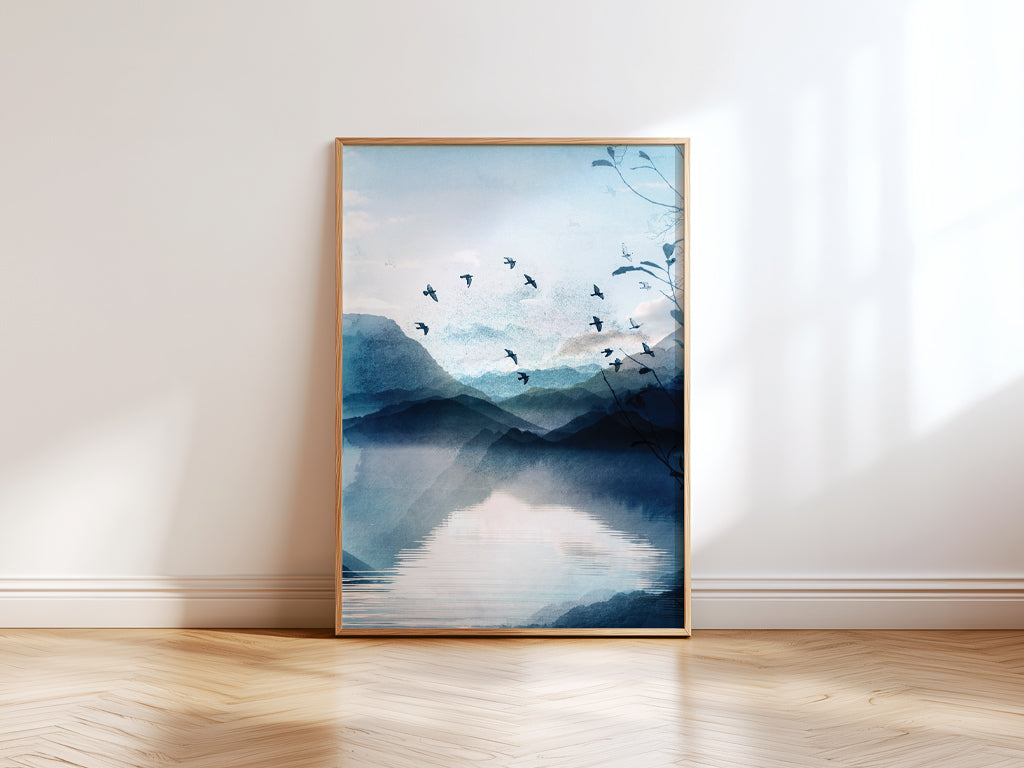 Blue Wall Art