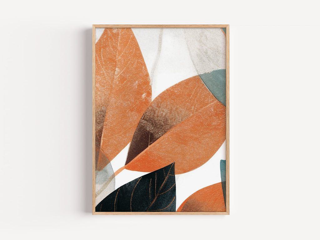 funky wall art for kitchen in pink and blue