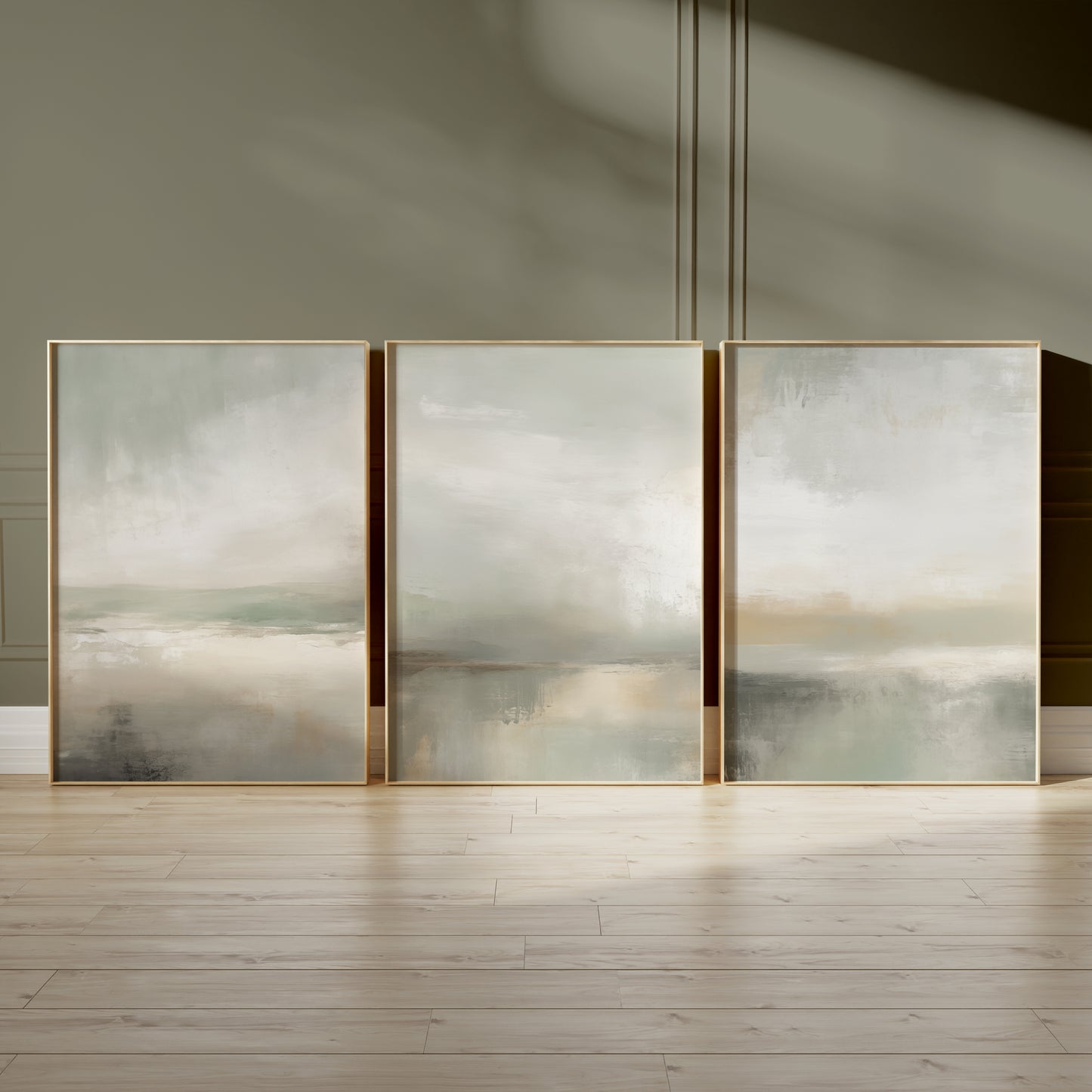 Set of 3 Abstract Landscape Wall Art Prints