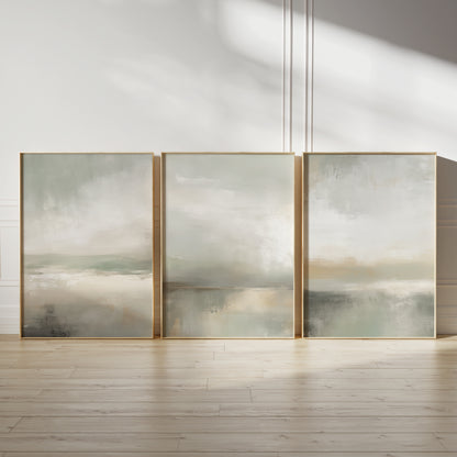 aesthetic abstract landscape wall art