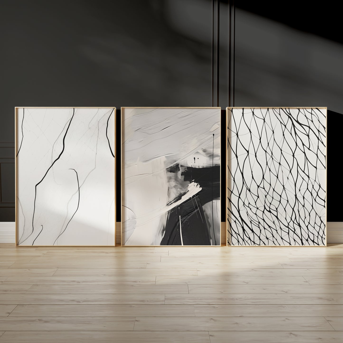 Gallery Wall Art, Set of 3 Abstract Prints