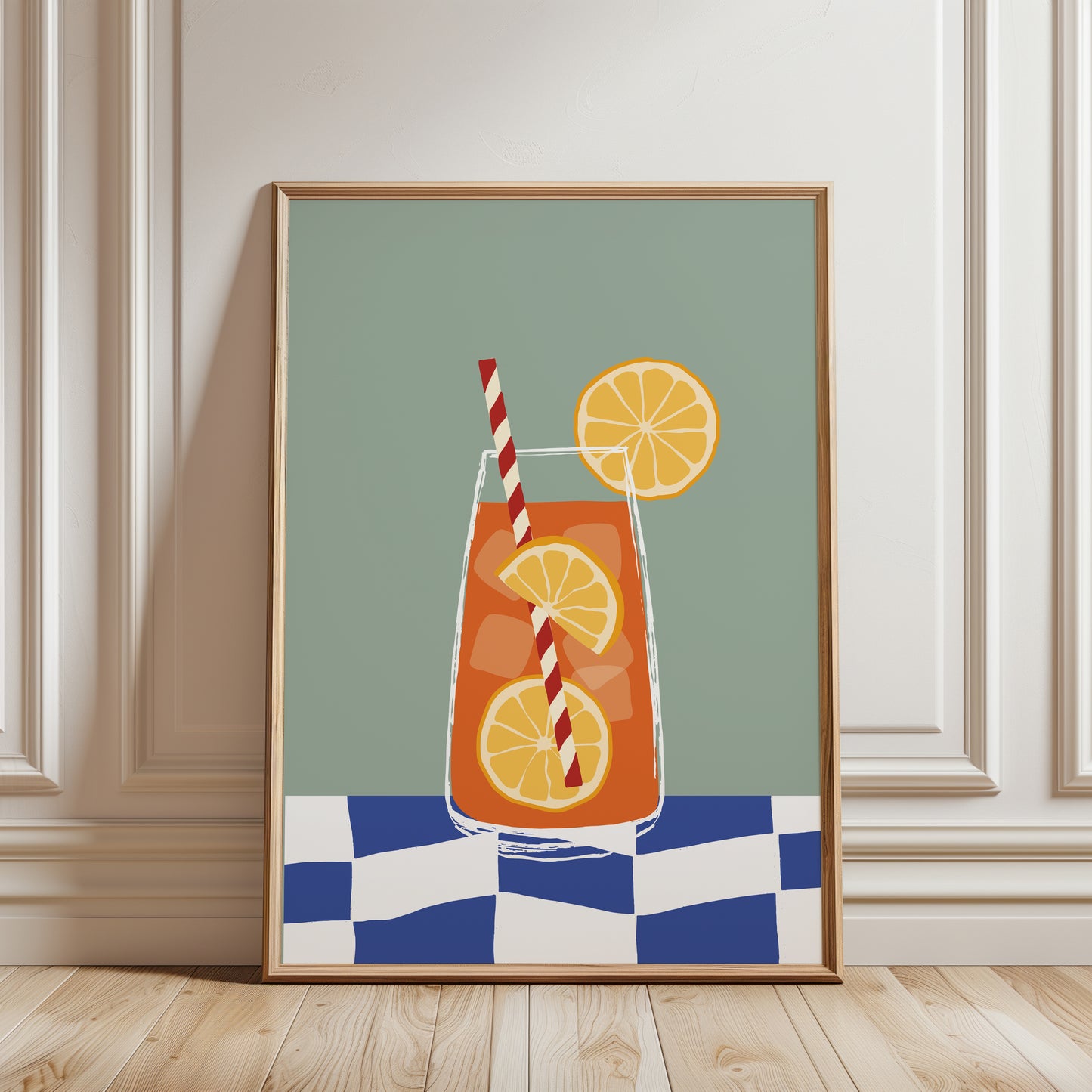 Set of 3 Colourful Cocktail Prints