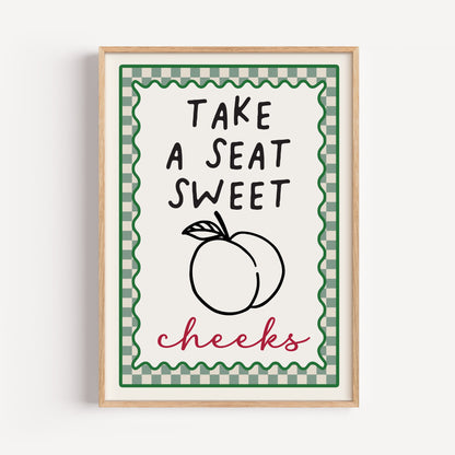 Set of 2 Sage Green Bathroom Art Prints