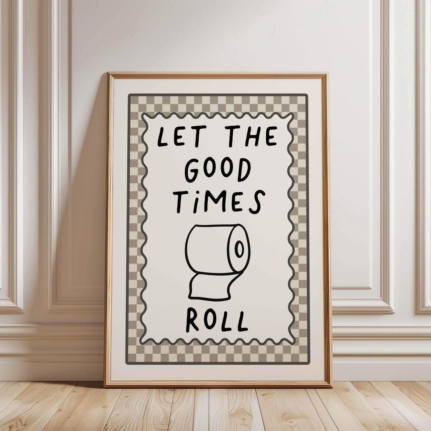 Set of 3 Neutral Bathroom Wall Art Prints
