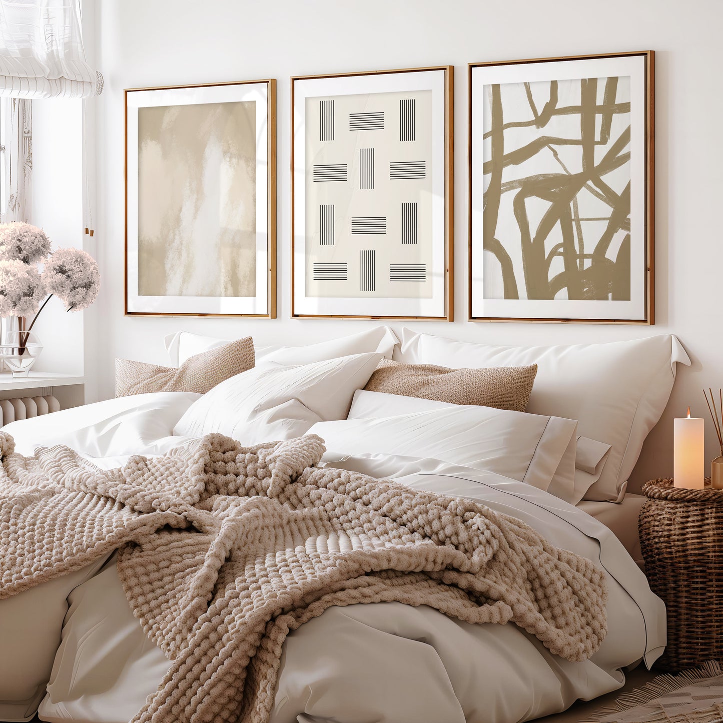 Gallery Wall Art, Set of 3 Abstract Prints