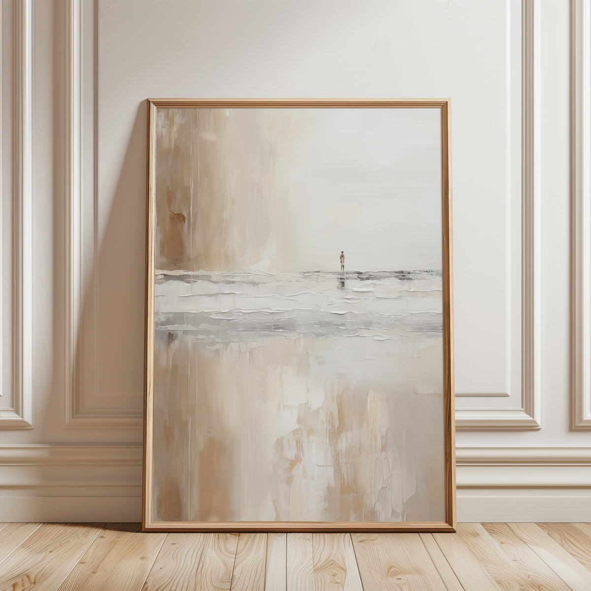 Neutral Abstract Landscape Art, Set of 3