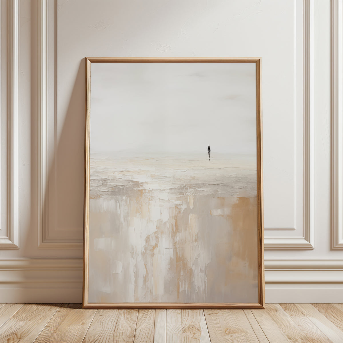 Neutral Abstract Landscape Art, Set of 3
